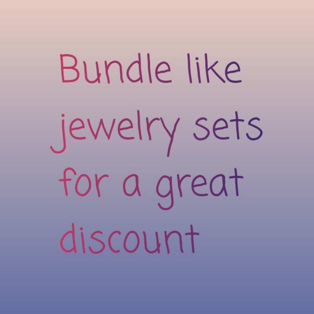 You can now bundle matching sets